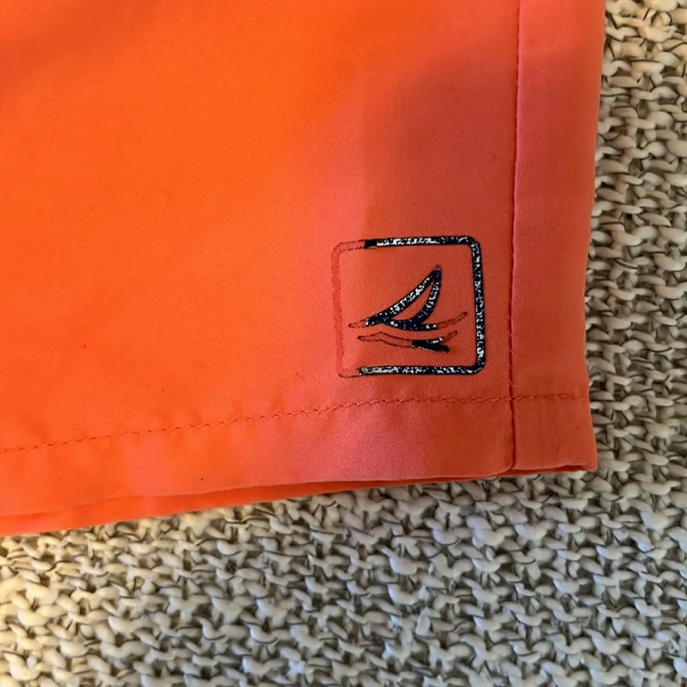 Men’s Sperry Swim Trunks - Orange - Picture 3 of 4